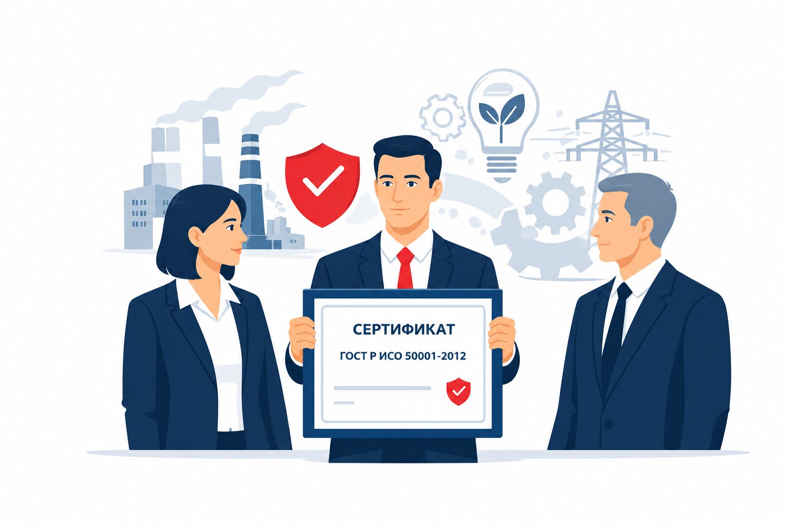 Оформление сертификата ГОСТ Р ИСО 50001-2012 в Керчи и по всему городскому округу Керчь республики Крым